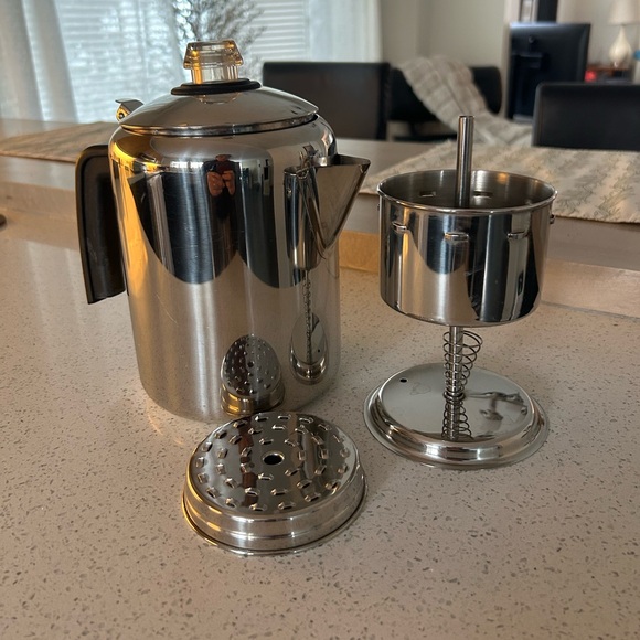 Lagostina Coffee Maker - Stainless Steel with black handle - Picture 3 of 7